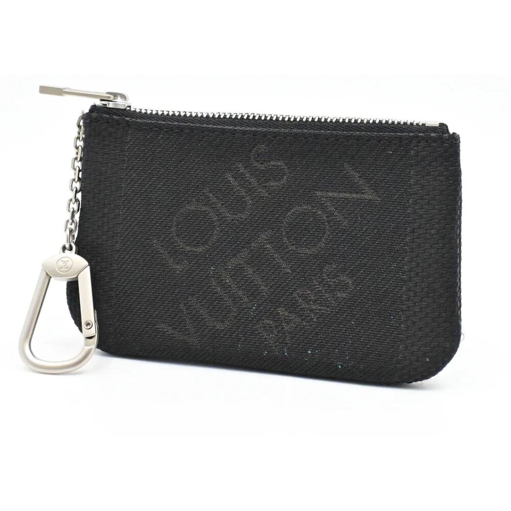 Louis Vuitton Authentic Coin Key Pouch Pochette Cles in Damier Geant Canvas - Picture 1 of 12